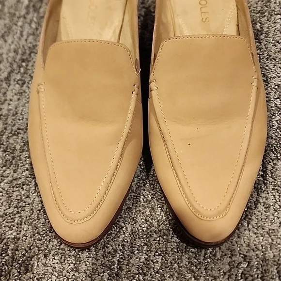 Aerisoles east wing tan leather upper slip ons size 8M balance man made - Picture 3 of 12